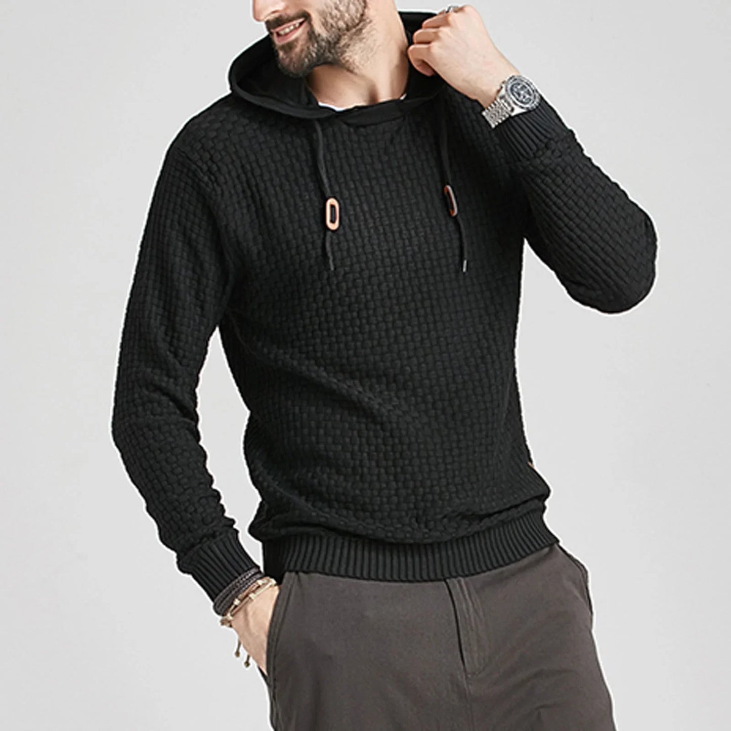 Herren Hoodie Strapazierfähig Kurz