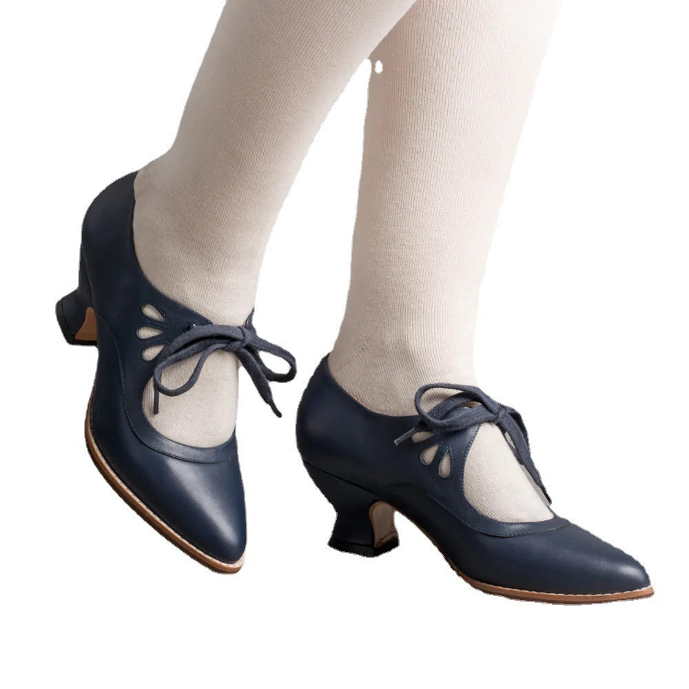 Damen Schnürpumps mit Absatz