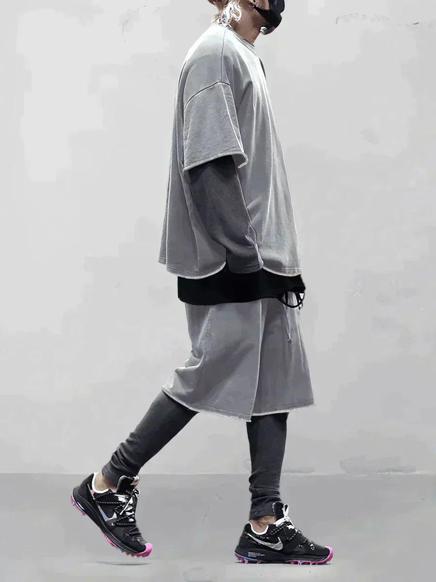 Herren Oversized T-Shirt und Shorts Set