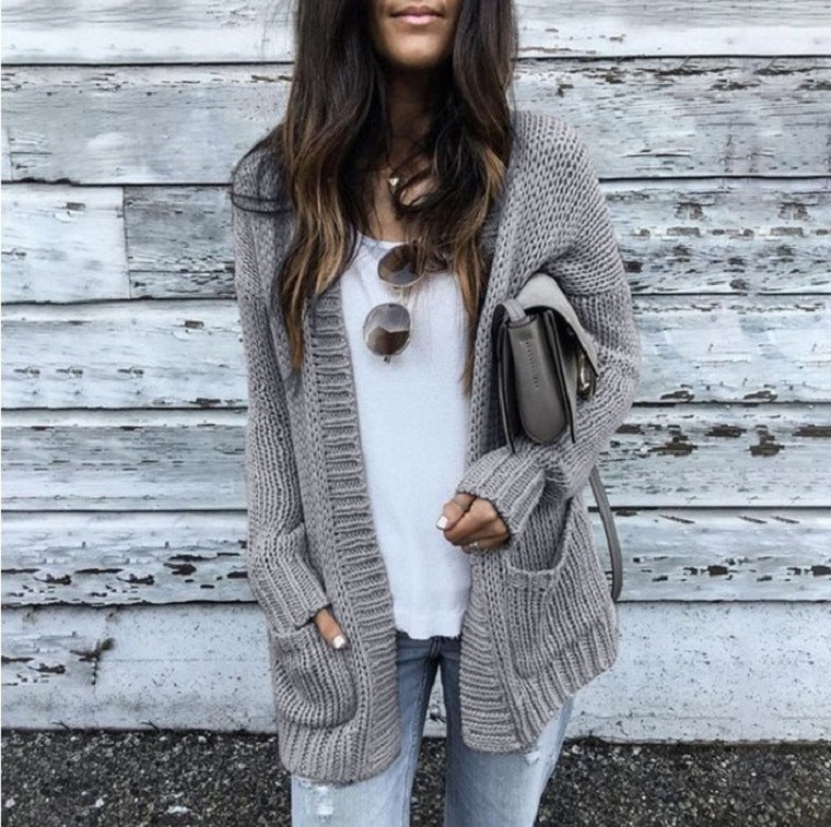Damen Grobstrick Cardigan Norvielle