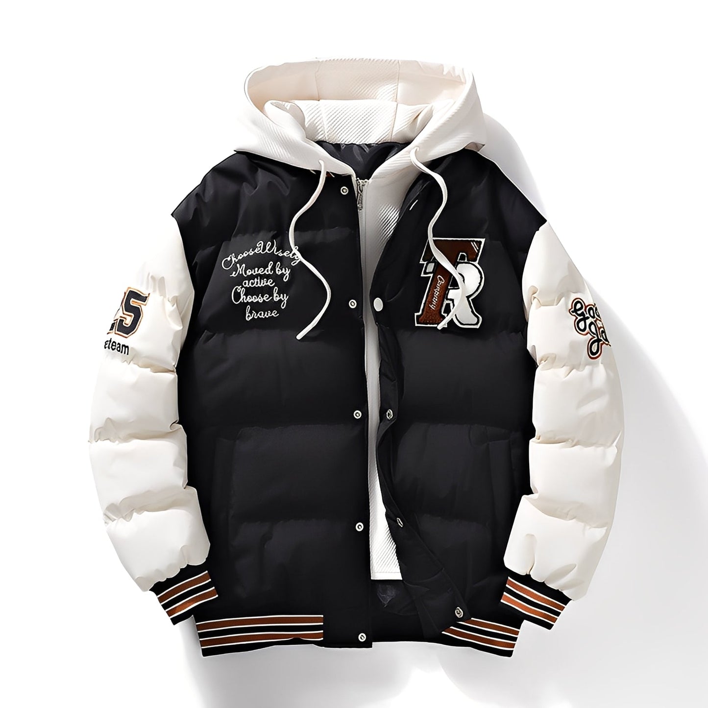 Herren Winterjacke Kapuze Xander