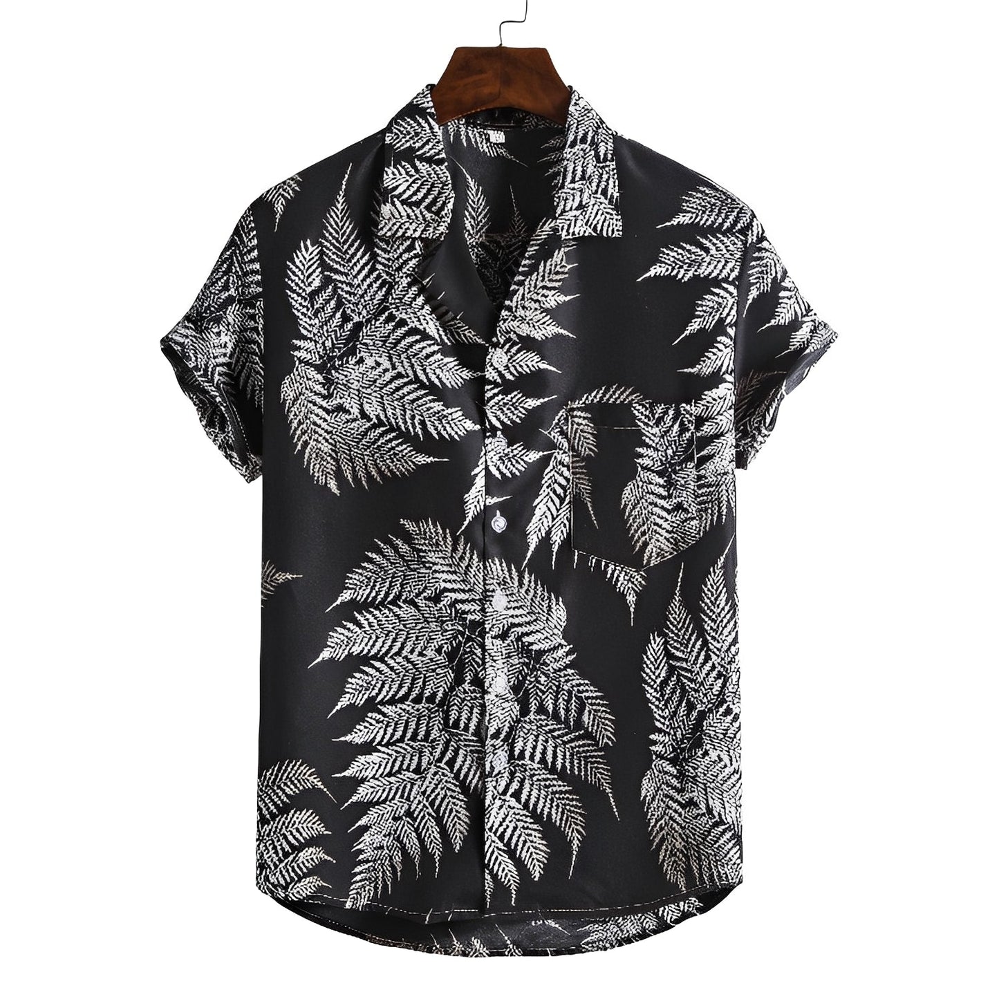 Nattan Herren Sommerhemd Leichtes Design Weiß