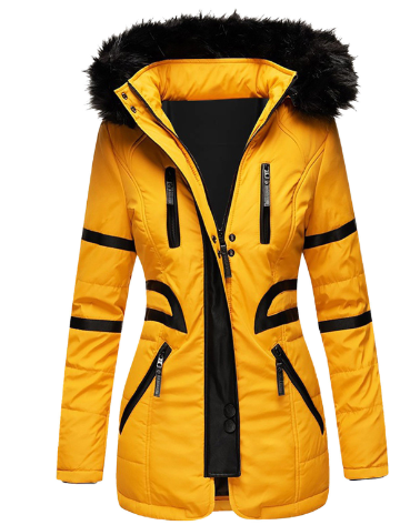 Norvielle Damen Winterjacke Wasserdicht Warm