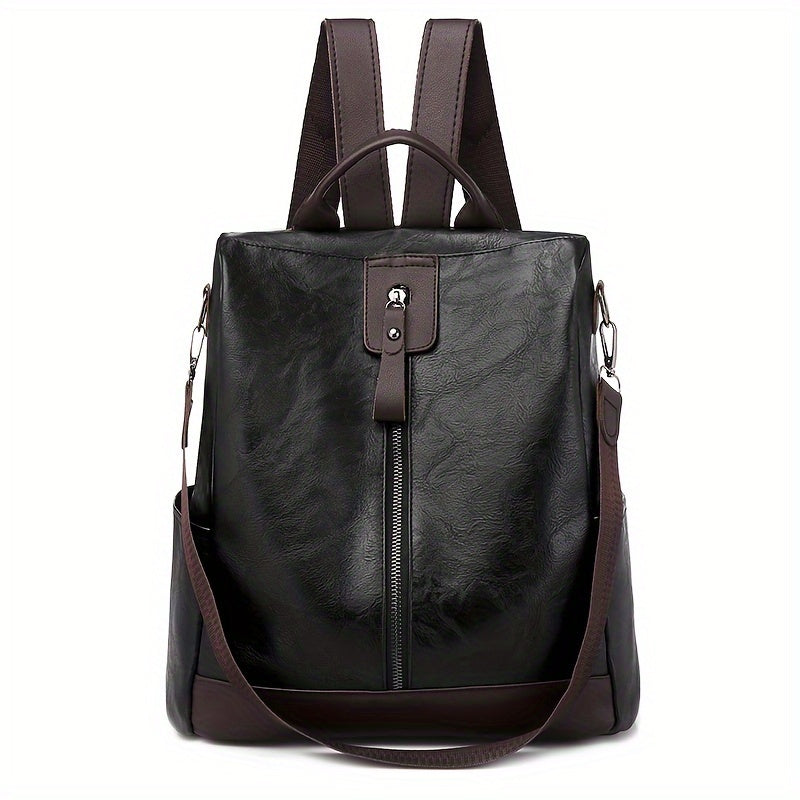 Damen Anti-Diebstahl Rucksack Veganer Stadt-Backpack