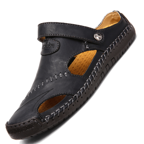 Herren Sandalen Weiches Leder Bequem