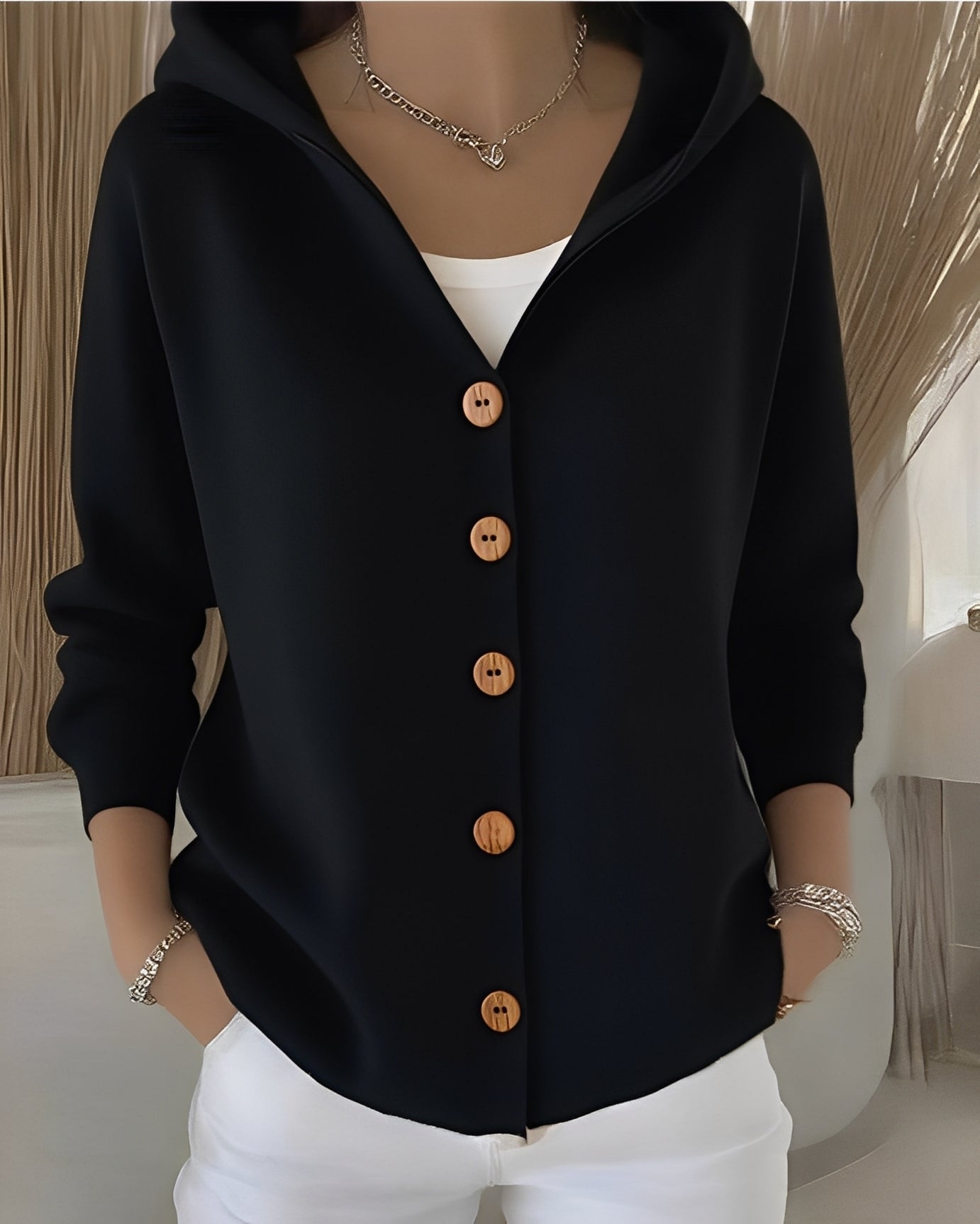 Norvielle Damen Hoodie Komfort Sweatshirt