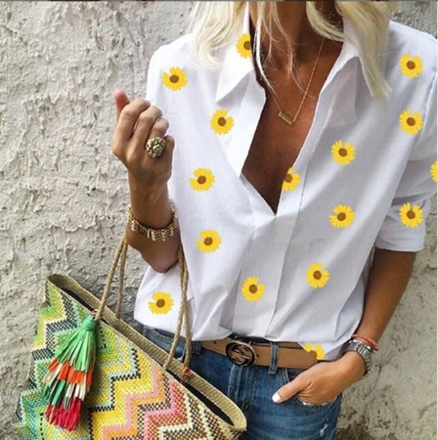 Damen Bluse Floralmuster Norvielle