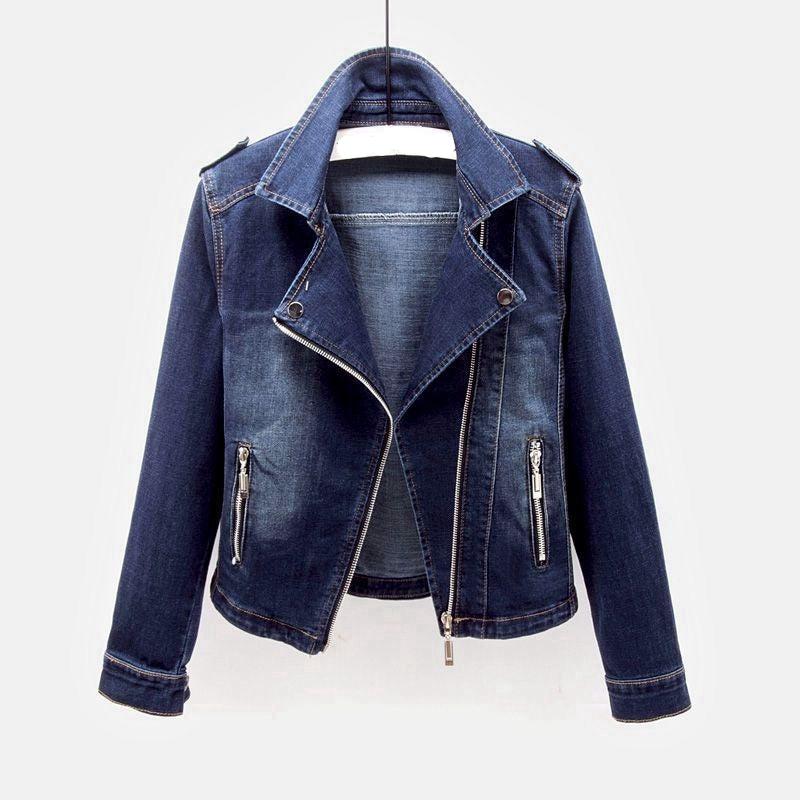 Damen Motorrad Jeansjacke Norvielle