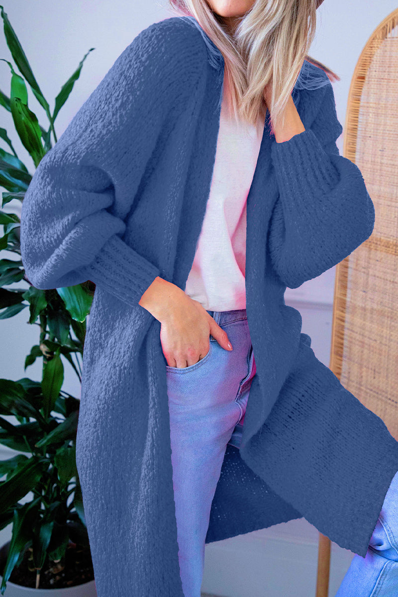Norvielle Damen Offene Strickjacke