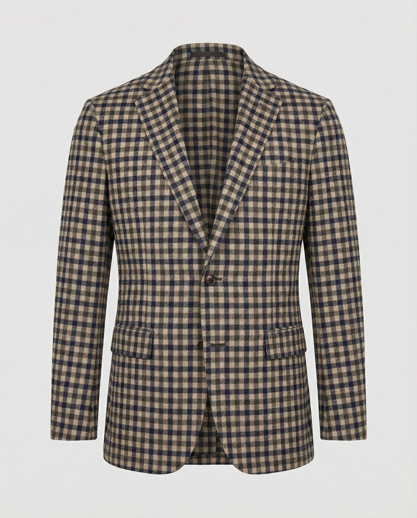 Herren Karierter Blazer Sportlich Eleganter Blazer