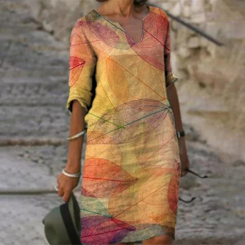 Norvielle Damenkleid Blumenmuster