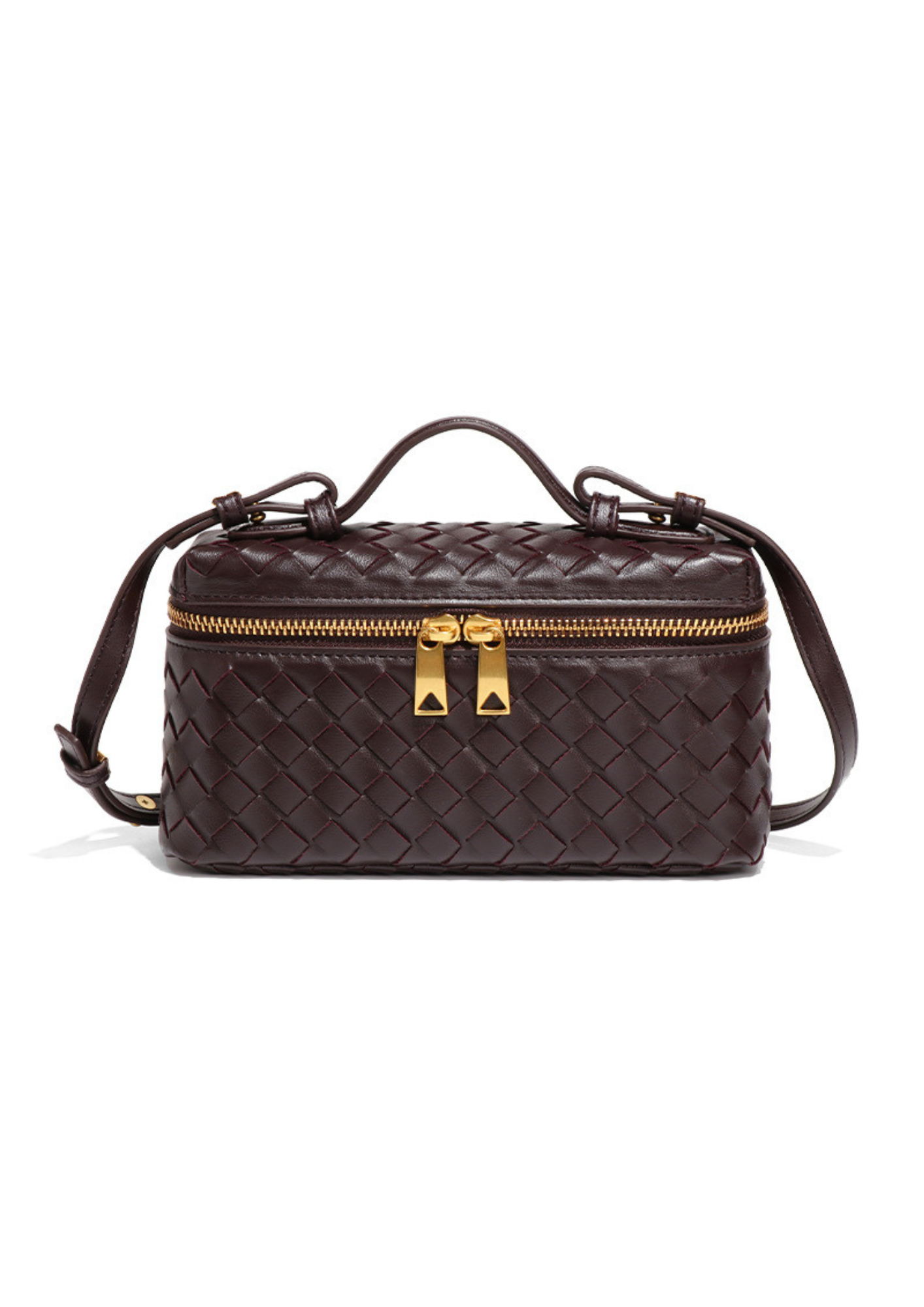 Damen Mini Handtasche Leder Umhängegurt