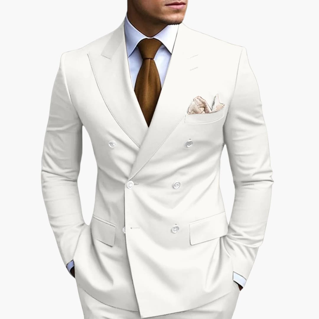 Herren Zweireiher Anzug Elegant