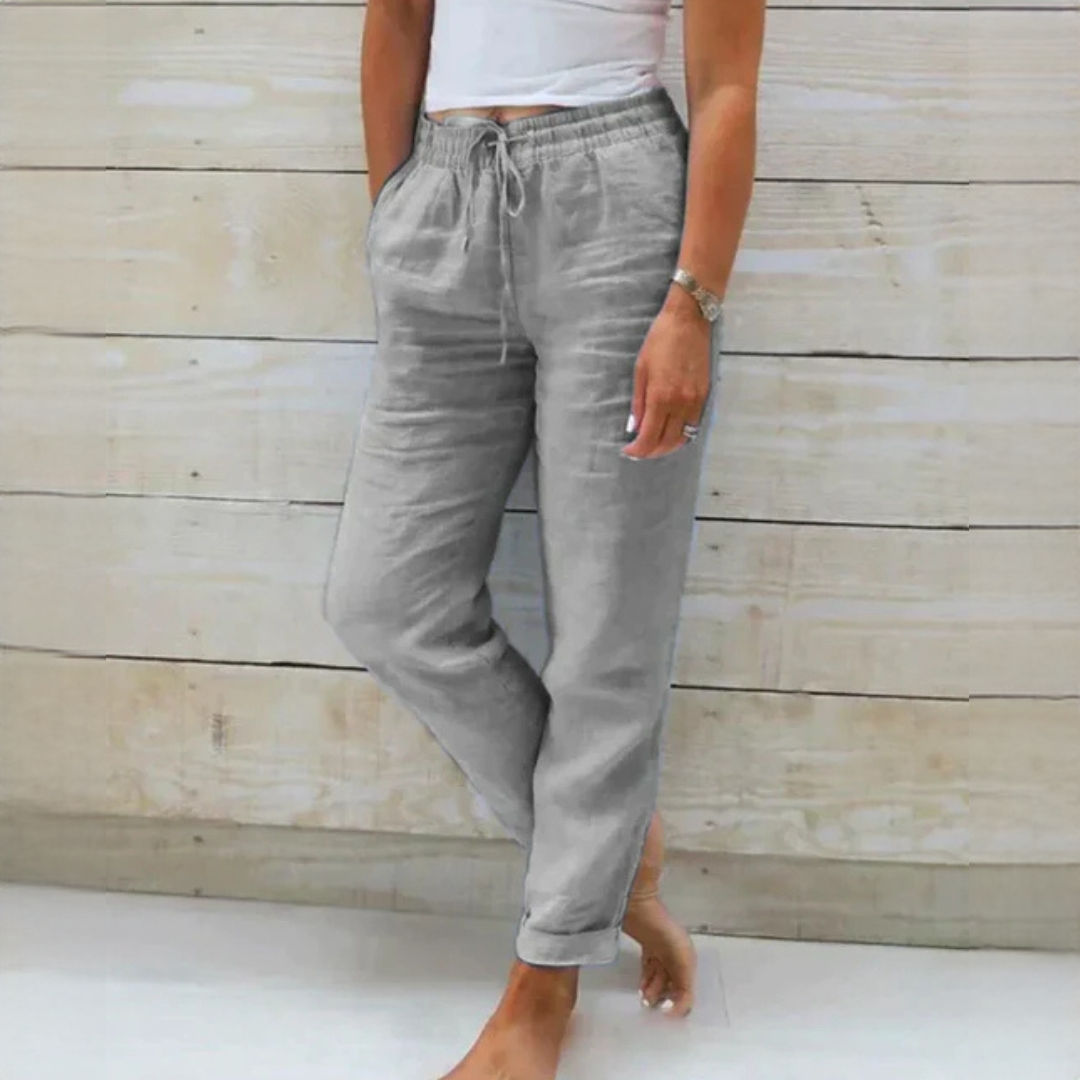 Damenhose Elegante Kordelzug