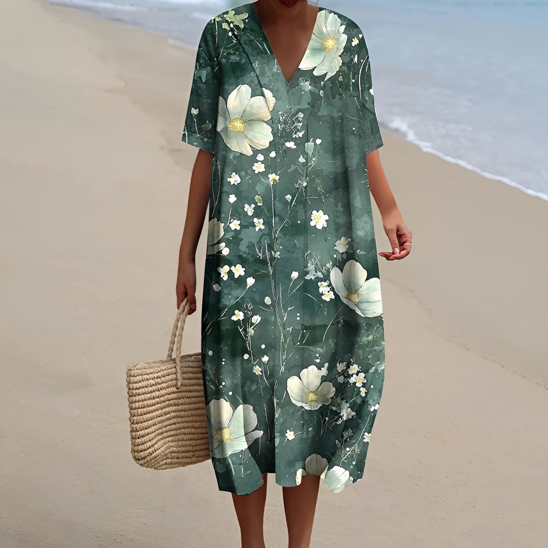 Venna Damen Sommerkleid Leicht Stilvoll