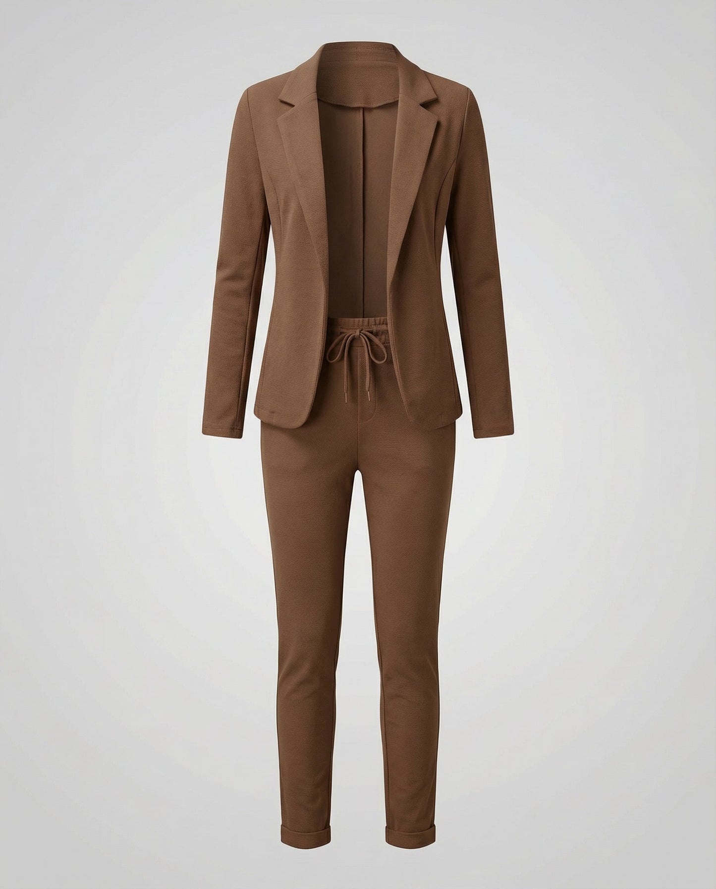 Damen Blazer Hosen Set Elegantes Business