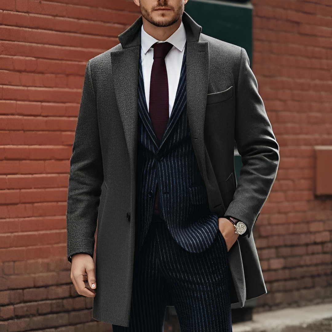 Janzen Herren Trenchcoat Warm