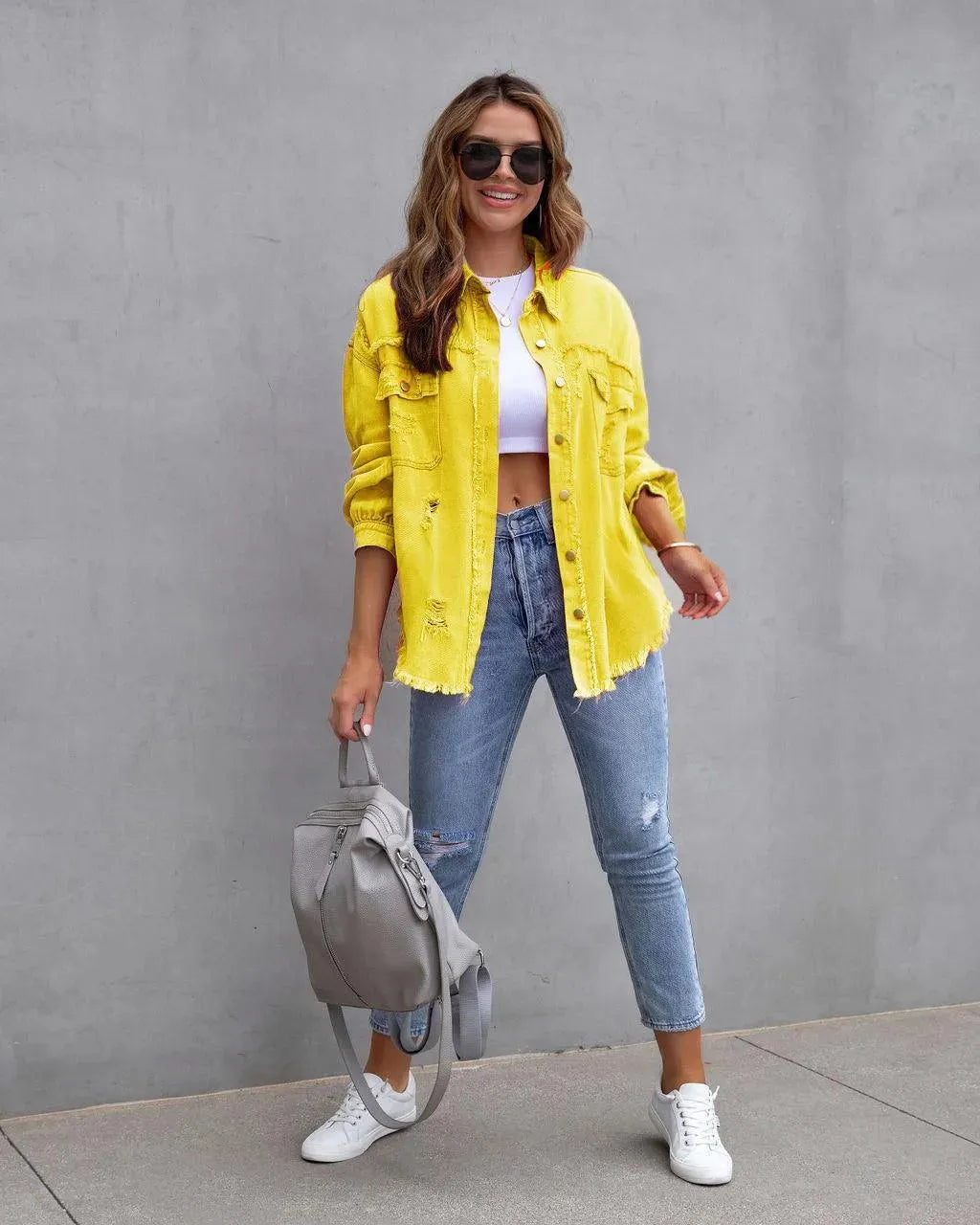 Damen Bluse aus Denim