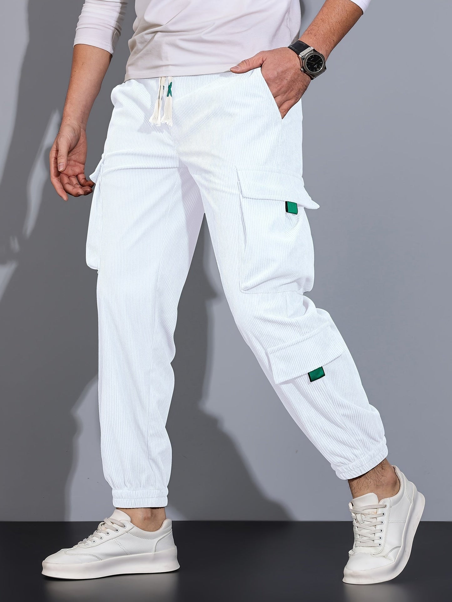 Herren Cargo-Hose Baumwolle