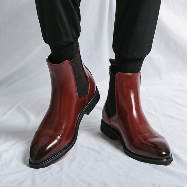 Norvielle Herren Stiefel Stil Lederschaft