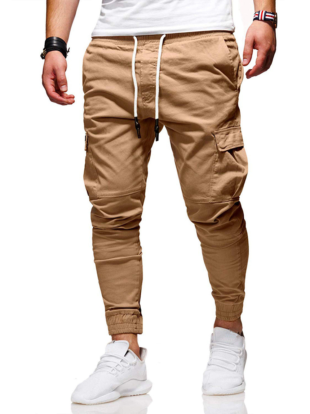 Herren Joggerhose Slim Fit Baumwolle