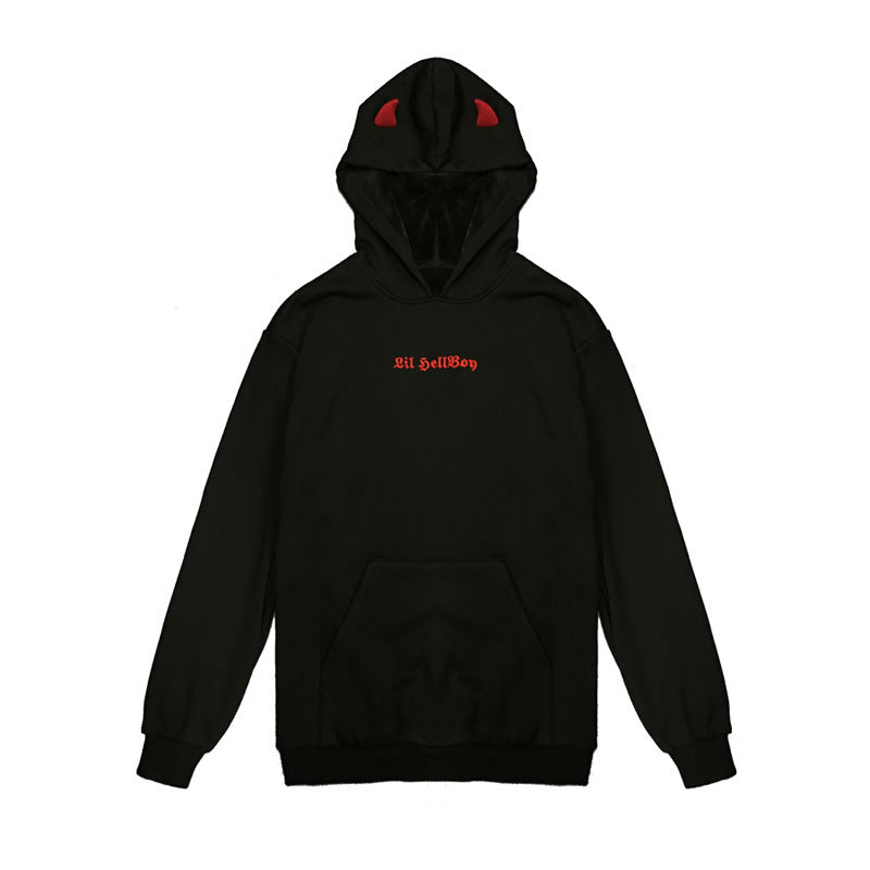 Damen Hoodie Übergroß Flügelapplikationen Norvielle