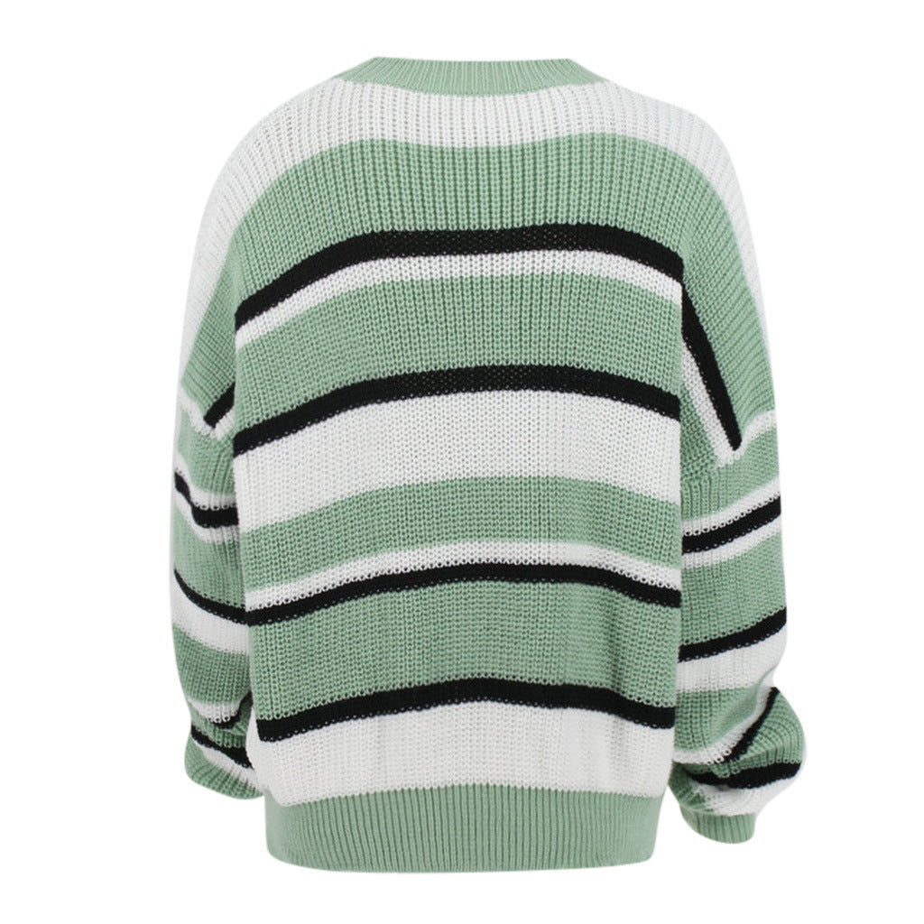 Damen Gemusterter Pullover Weicher Strick Norvielle