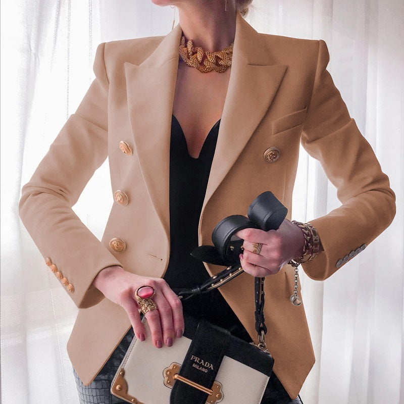 Damen Blazer Silber Sophistiziert