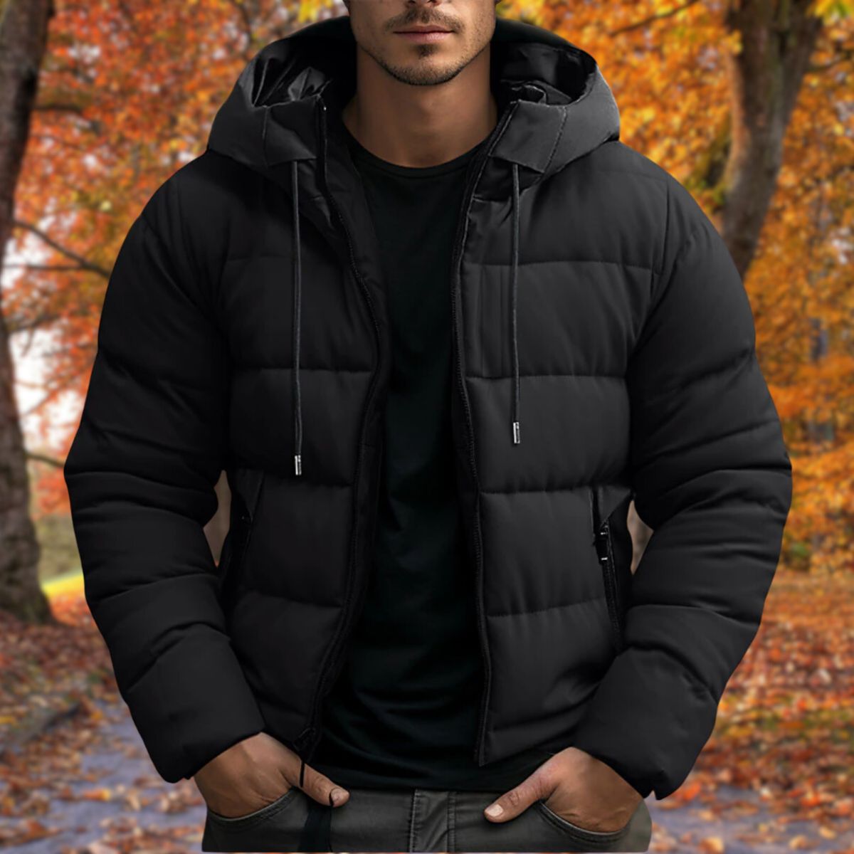 Herren Winterjacke Wasserabweisend