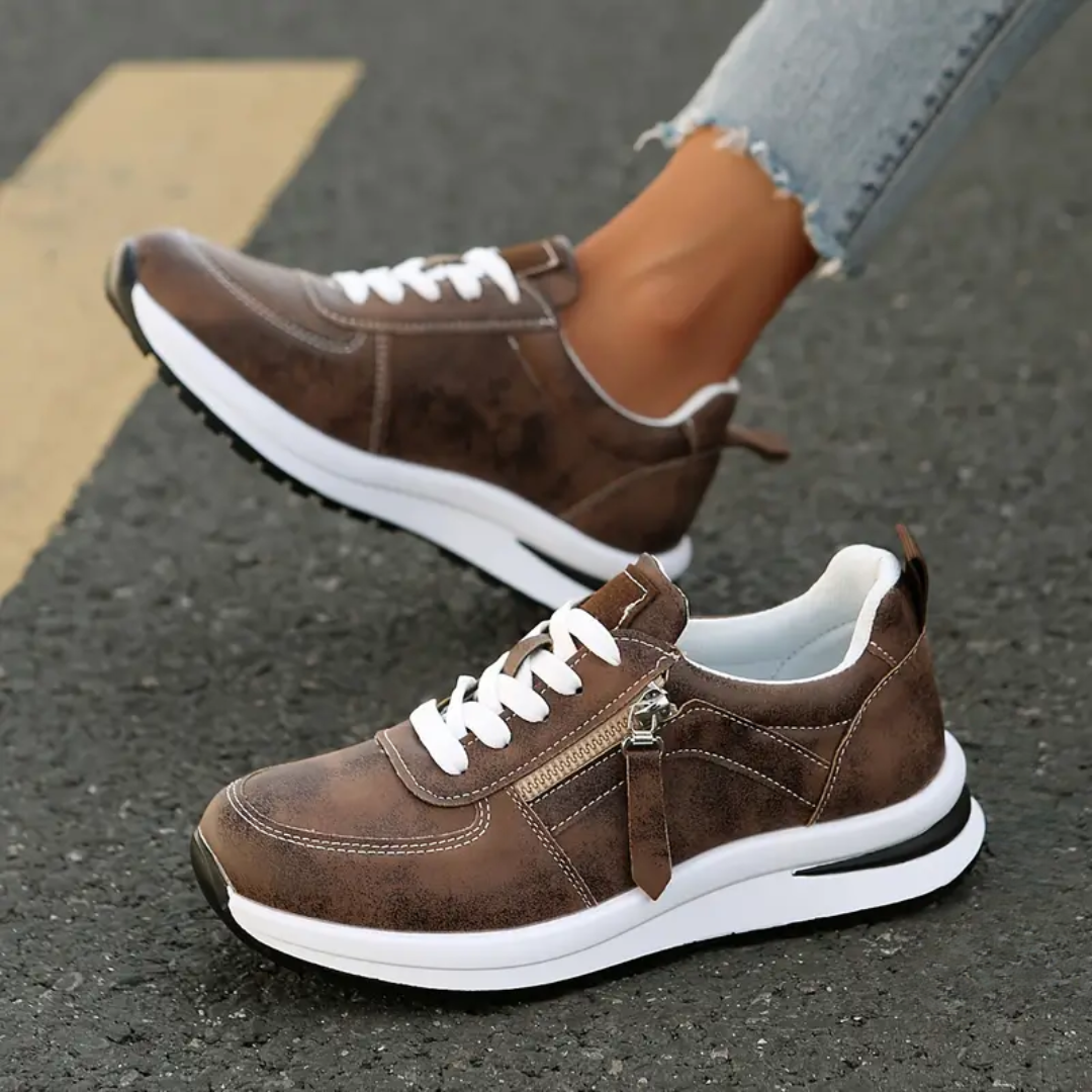 Norvielle Damen Orthopädische Sneaker Komfortschuhe