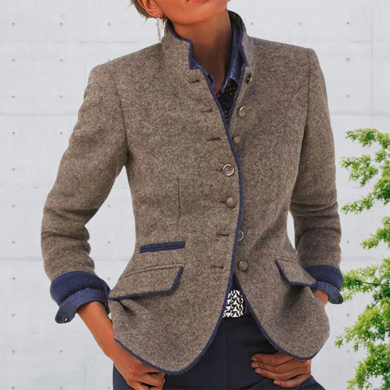 Norvielle Damen Blazer Tailliert
