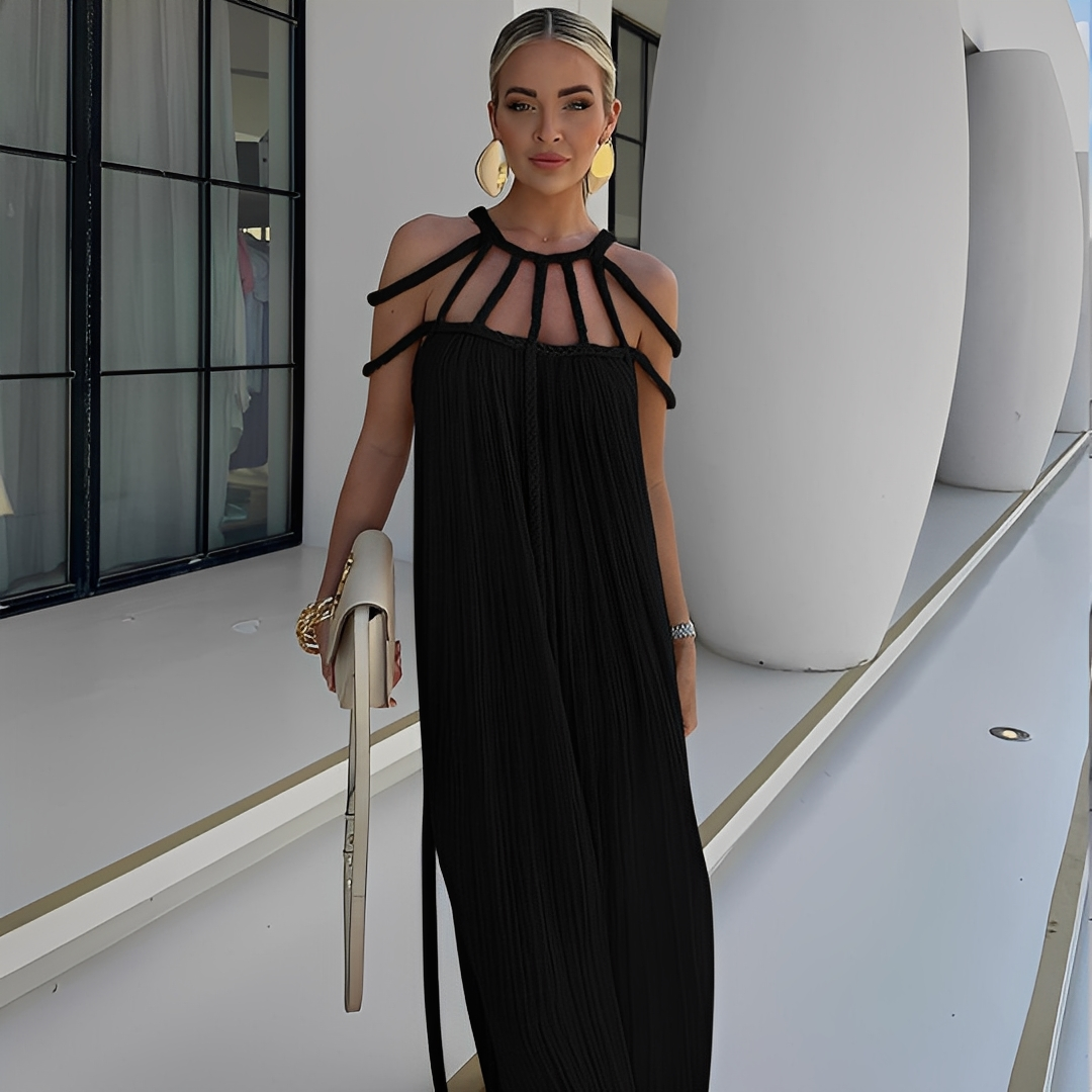 Nikka Damen Sommerkleid Leicht Baumwolle Pastell