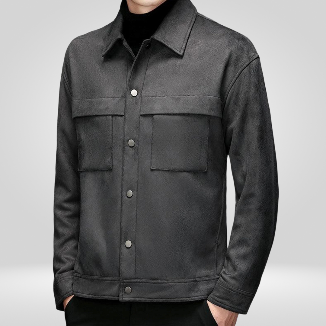Herren Utilityjacke Funktional Struktur
