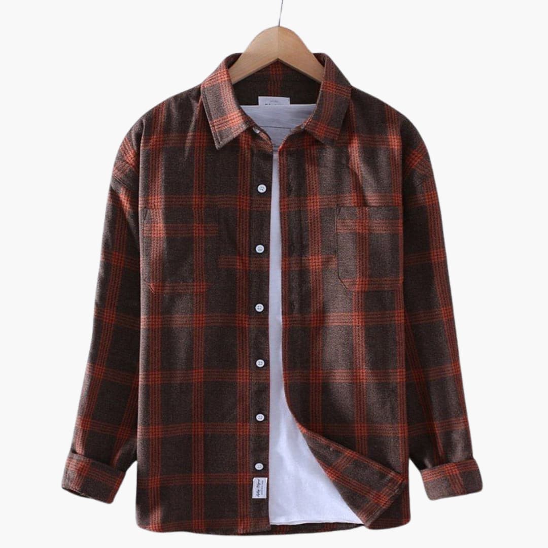 Herrenhemden aus Baumwolle Slim Fit Weiß