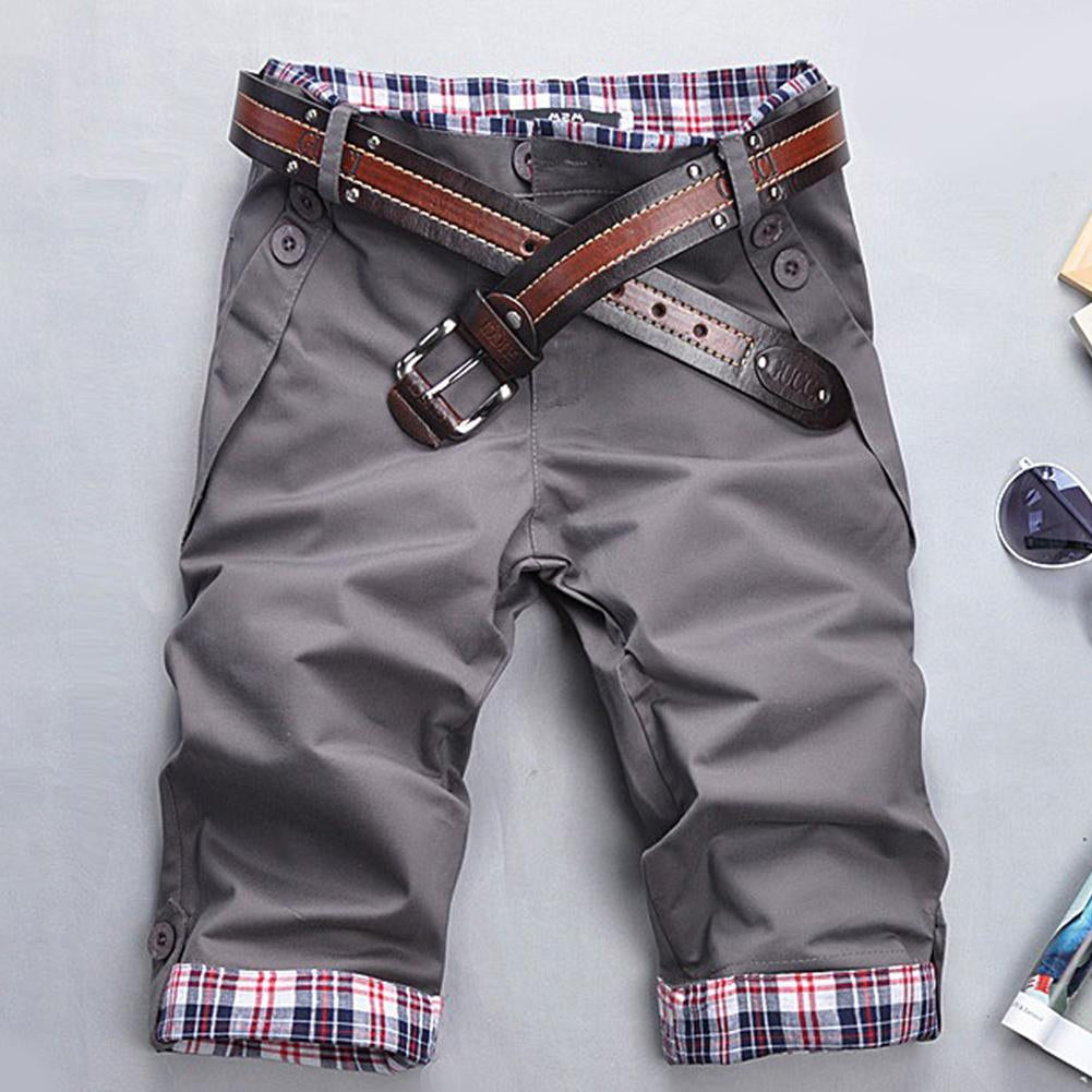 Heidi Damen Shorts Gürtel Karomuster