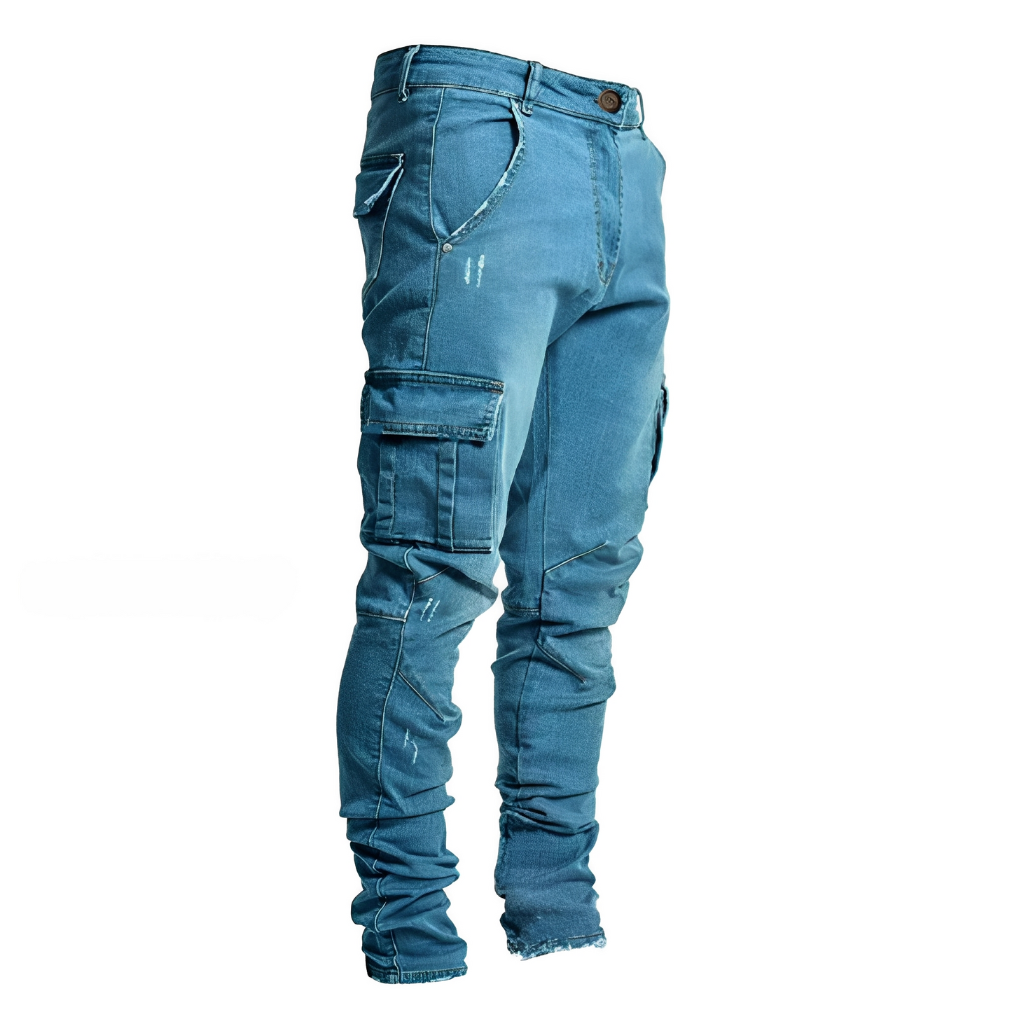 Herren Slim-Fit Cargohosen Slim Fit Stilvoll