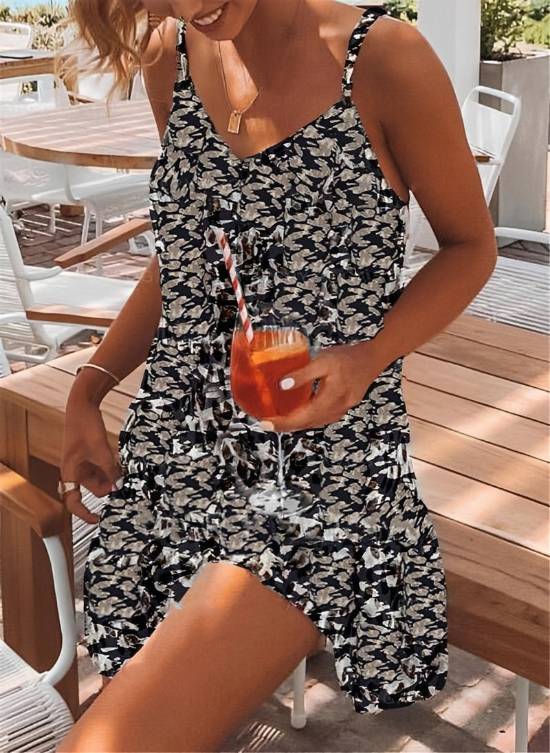 Damen Freizeitkleid mit Print Bequem Tiffany