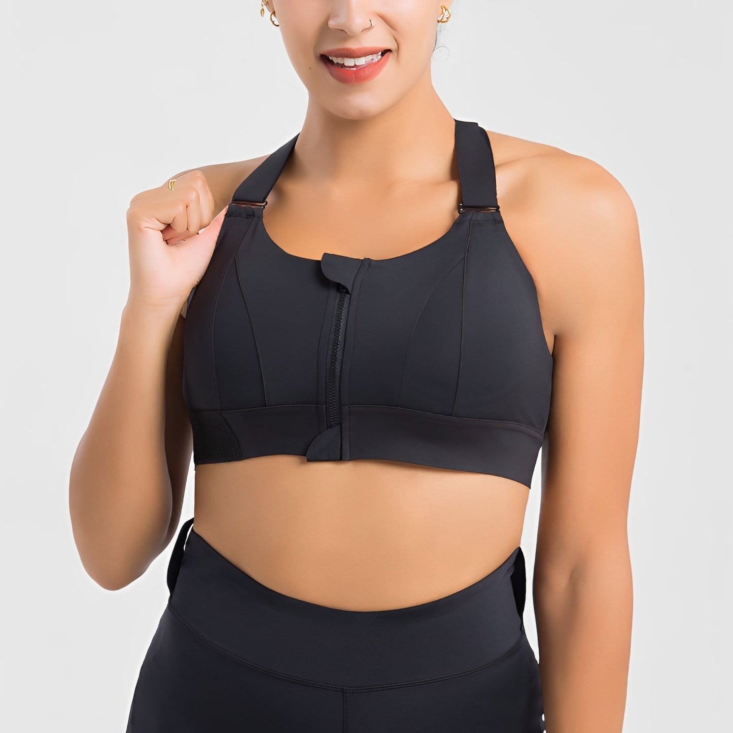 Damen-BH Einstellbarer Bügel Unterstützender Beige