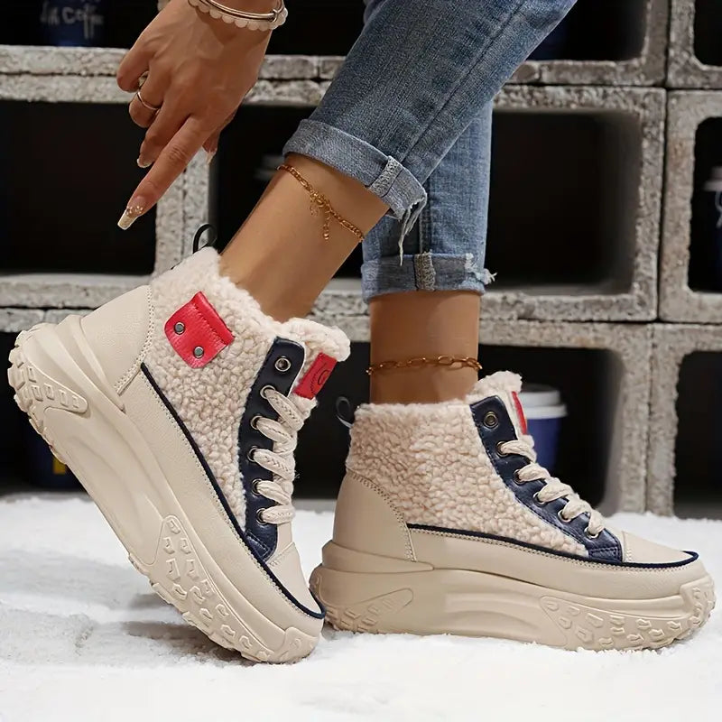 Damen Gefütterte Winterschuhe Norvielle Warm