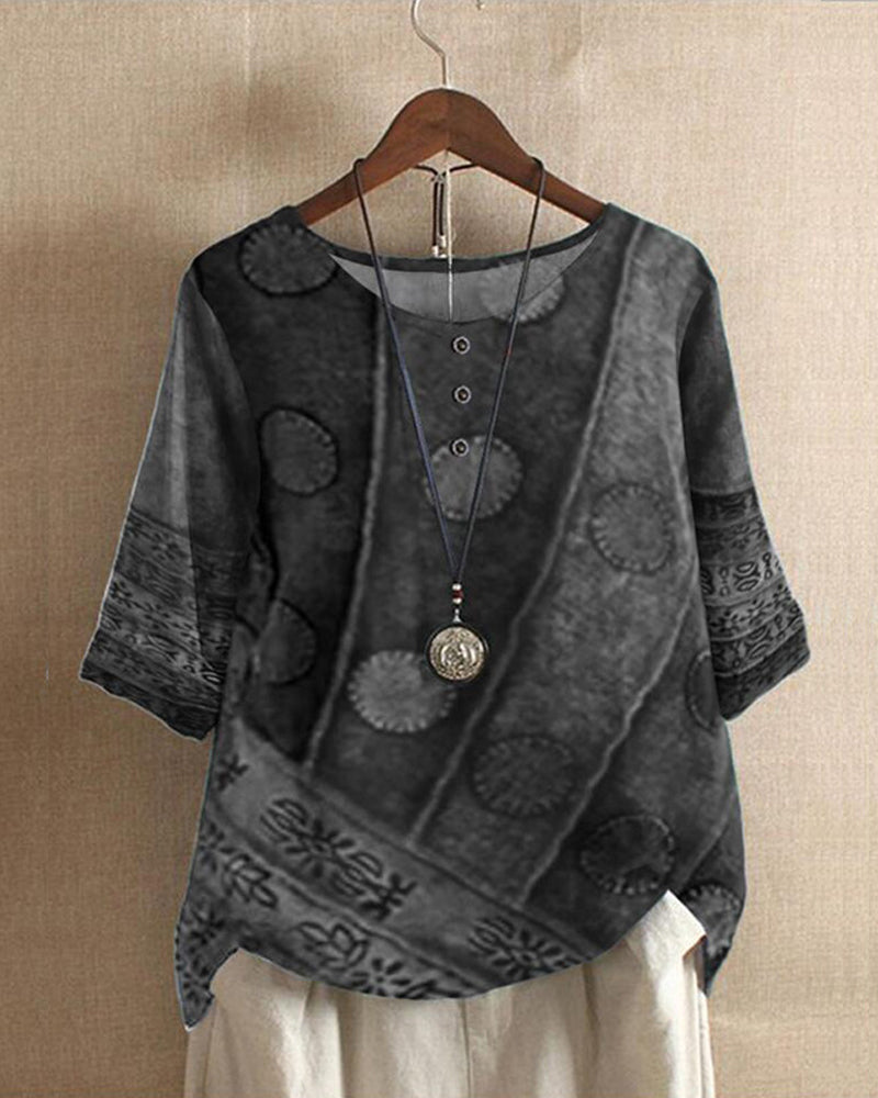 Norvielle Damen Boho Oberteil