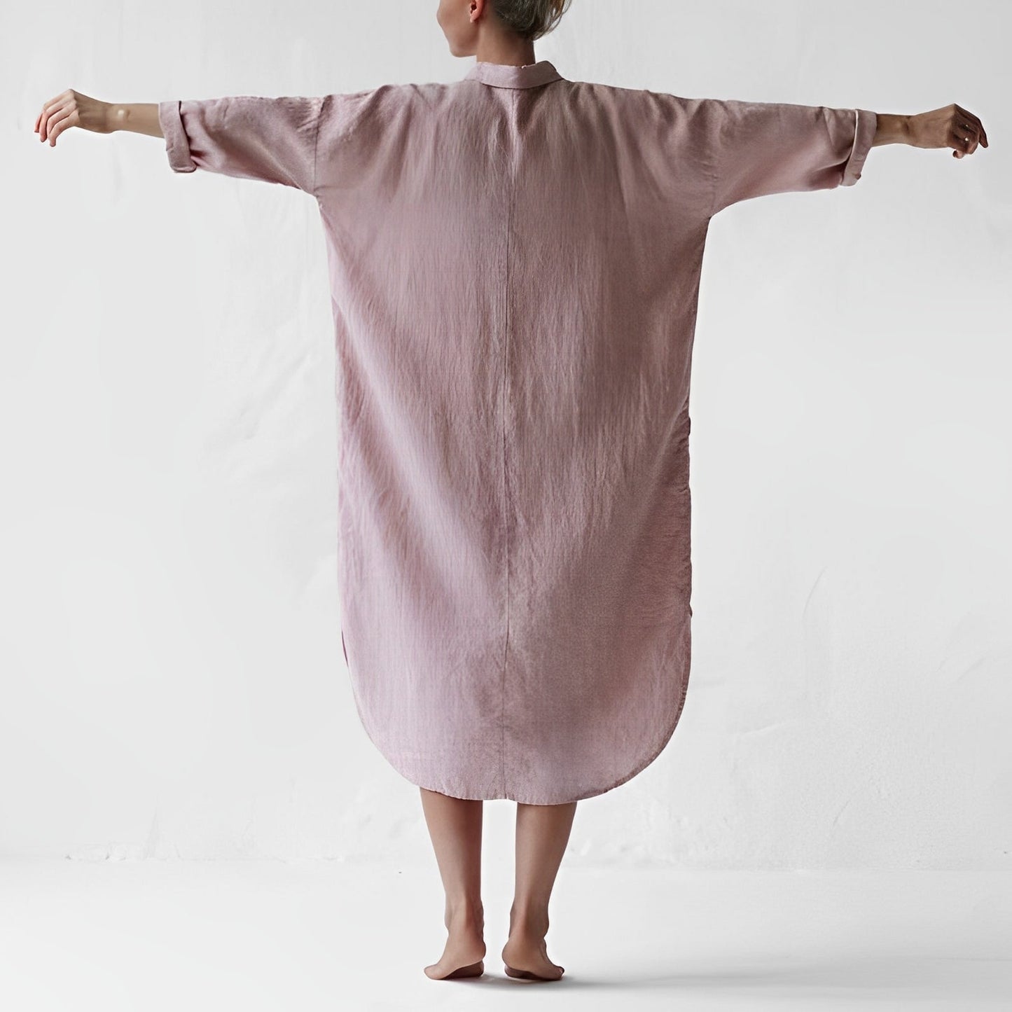 Damen Hemdkleid Sommerstil