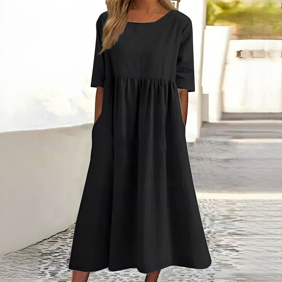 Ivanna Damen Sommerkleid Leichtes luftiges Design
