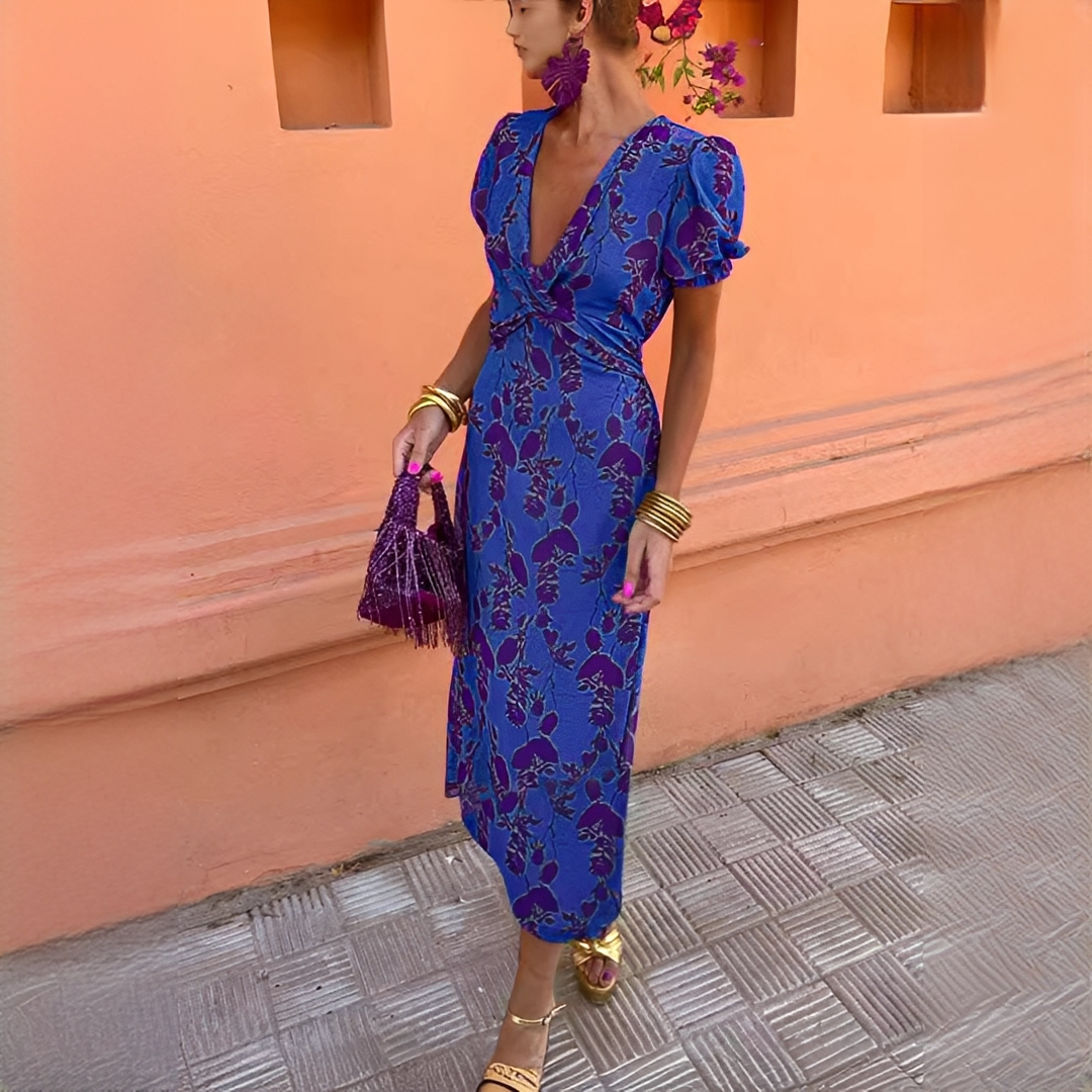 Rizza Damen Sommerkleid Elegantes Design