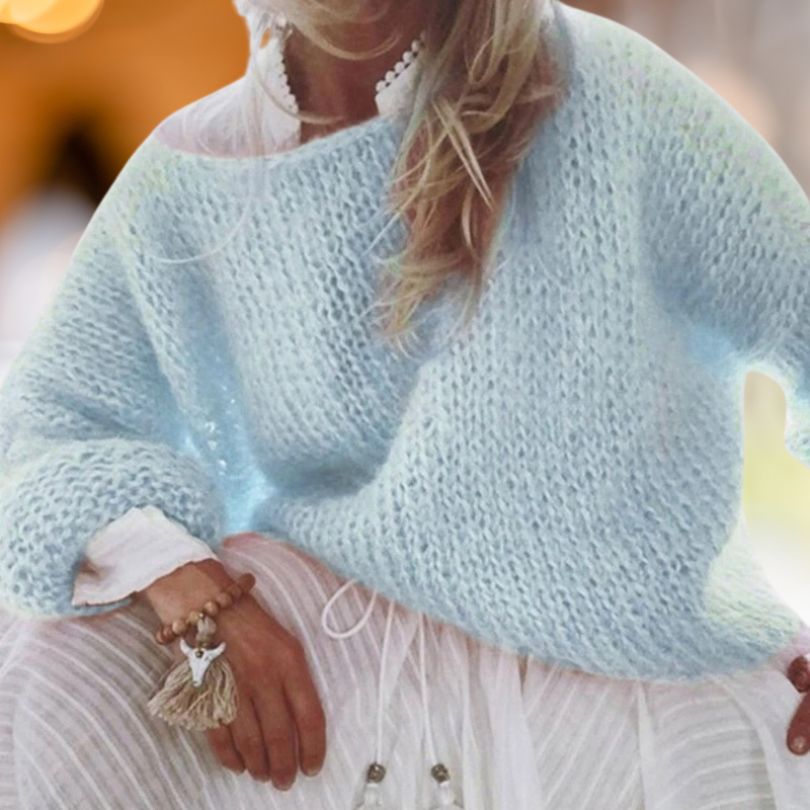 Norvielle Damen Pullover Weich Elegantes Design
