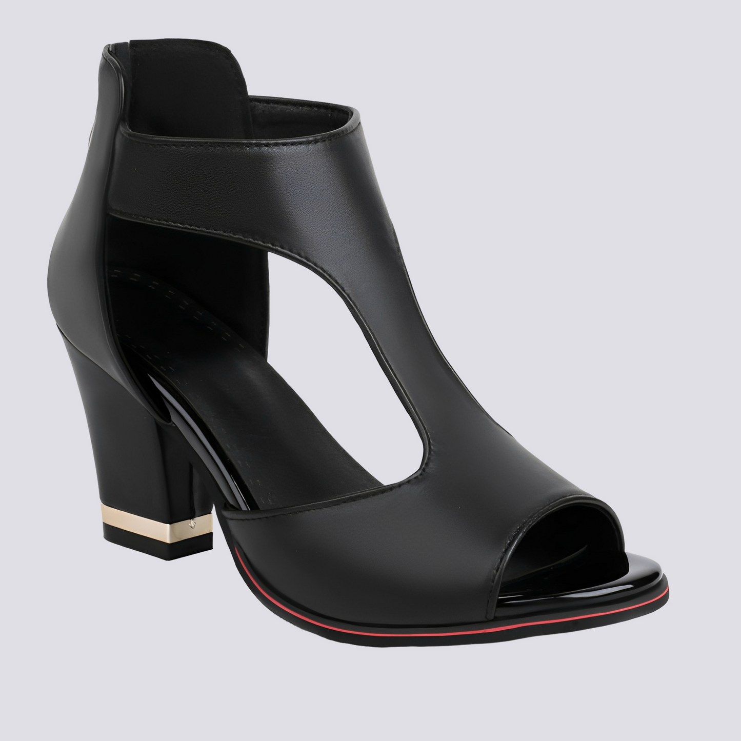 Damen Sandaletten Reißverschluss Elegantes Design