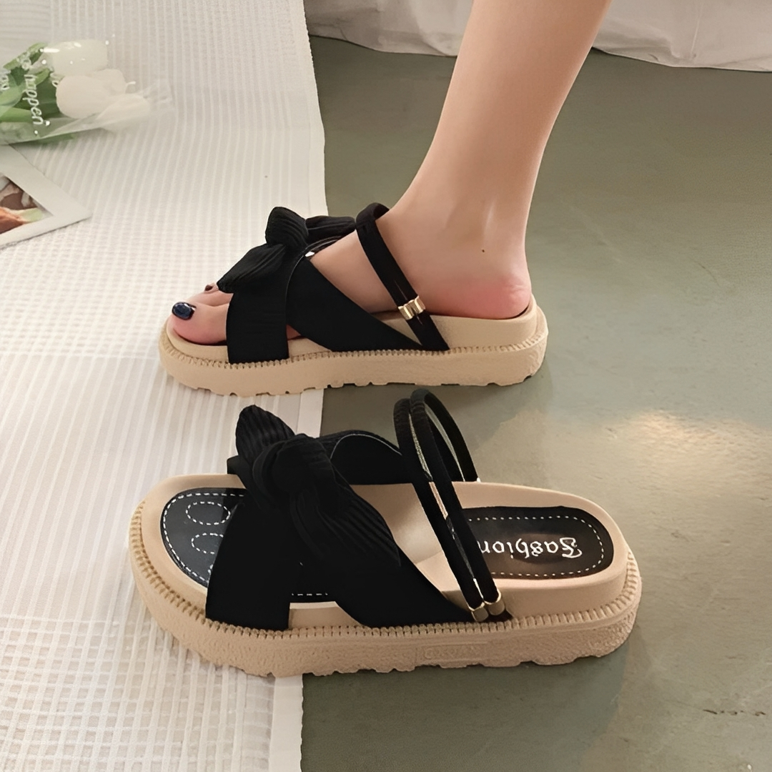 Damen Sommersandalen Elegantes Leder