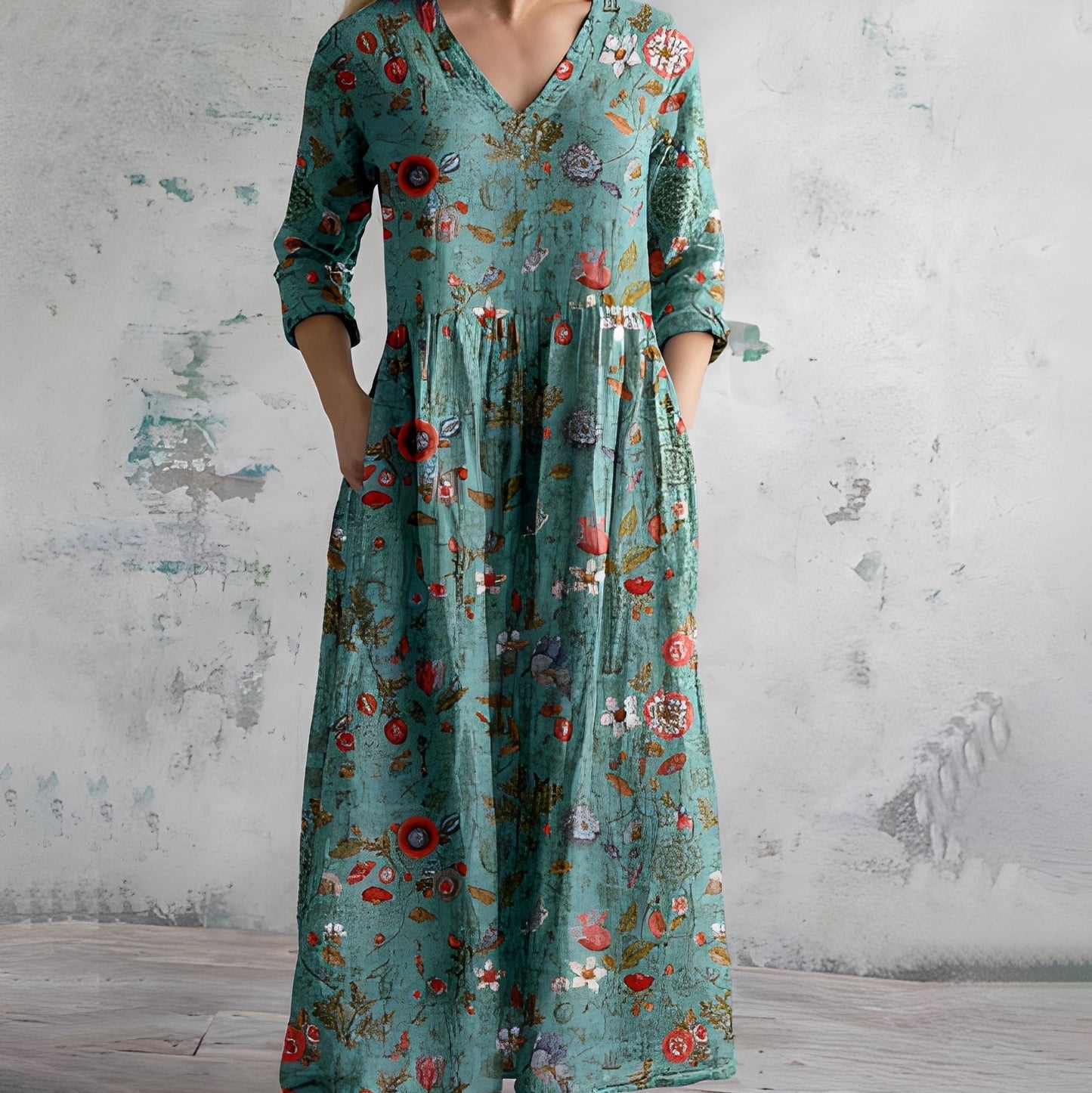 Tiffany Damen Kleid Blumenprint