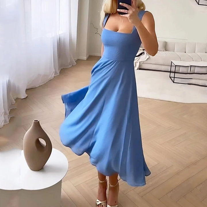 Soffia Damen Ärmelloses Kleid Elegantes Design