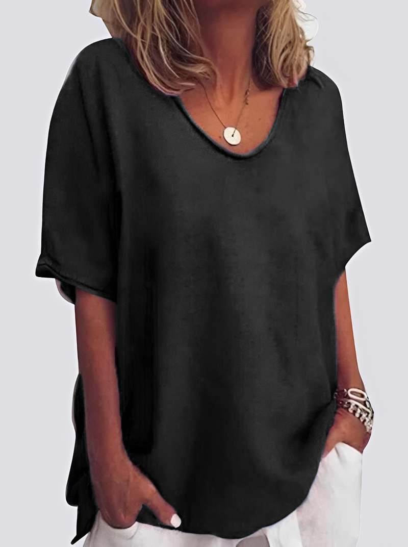 Damen Bluse Lässig Locker Sitzend