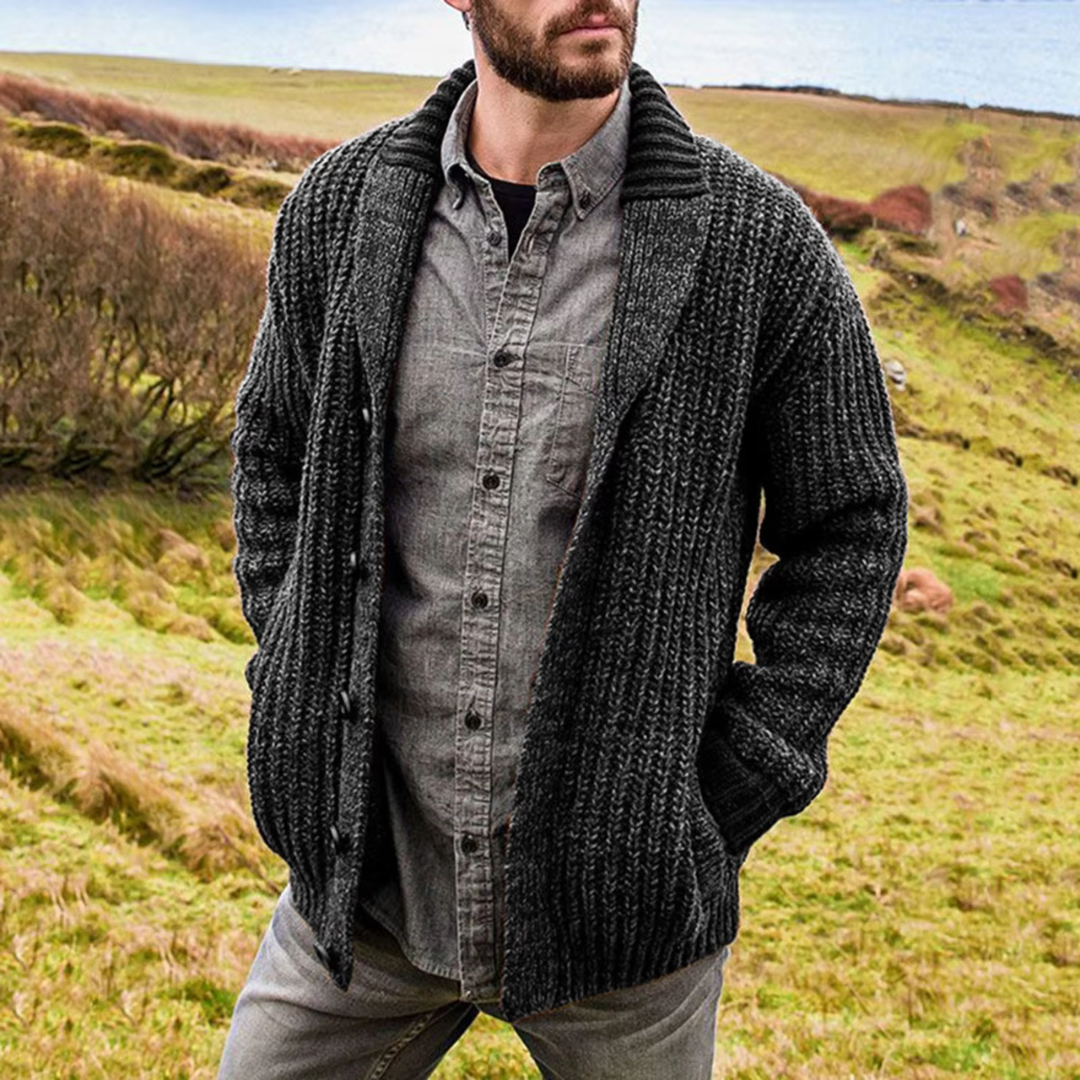 Norvielle Herren Strickjacke Bequem
